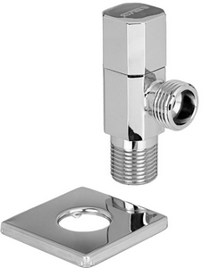 Вентиль для с/т приборов угл.квадратный Ø1/2"х1/2" VALFEX (1/50)