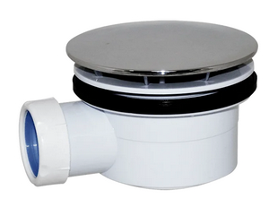 Сифон для поддона Ø1½"х90мм высота 58мм пластик/хром ДХ-901 ОРИО