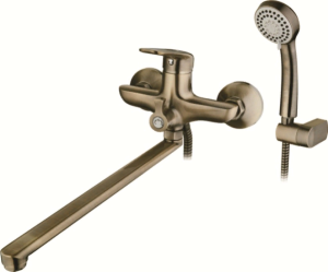 Смеситель для ванны+ длин. излив L40 лат. L2248С латунь