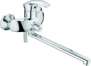 Смеситель для ванны+ дл. излив L2221 латунь