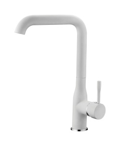 Смеситель для кухни бел. мат. L4698W латунь
