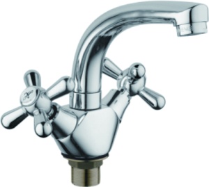 Смеситель для умывальника L1318-2 латунь