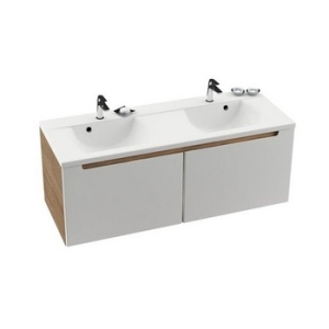 Тумба под умывальник Ravak SD-1300 Classic каппучино/белая