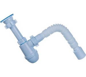 Сифон Ани 1 1/2"х40 с гофрой 40*50 С 0110