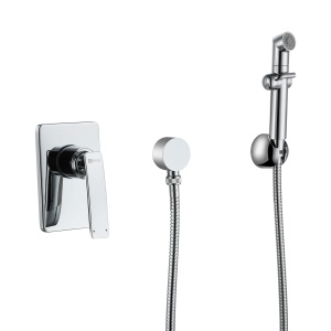 Смеситель с гигиен. душем, встраиваемый Lemark Bellario LM6819С латунь