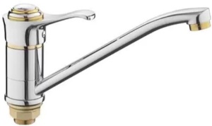 Смеситель для кухни с гайкой L4962 латунь