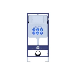 Инсталляция для унитаза Aquatek Standart 50 113x50+ кнопка