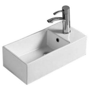 Фигурный умывальник MELANA 800-9048AMW (480х240х145)