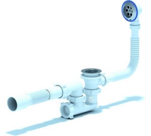 Обвязка на ванну 1 1/2*40 с вып. и пер. регул. с трубой Е255