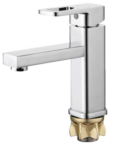 Смеситель для умыв. цинк на гайке кор. излив картридж Ø35 G-LAUF GOR1-A058 (1/10)