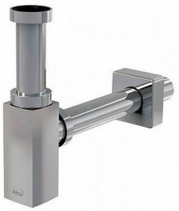 Сифон для умывальника квадрат Alca Plast А401