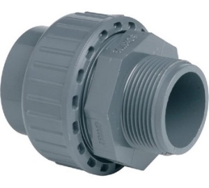 Муфта разъемная ПВХ 50 х1 1/2" нар. резьба