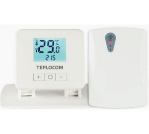 Термостат комнатный Teplocom TS-2AA/3A беспроводной, реле 250В, 3А