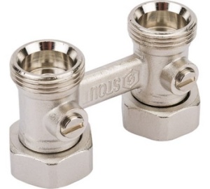 Узел нижн. прям. 3/4" д/рад. для двухтрубной системы Stout (SVH0002 000020)