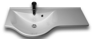 Умывальник Равак Unitty 900 лев. (держатель, сифон в комплекте)