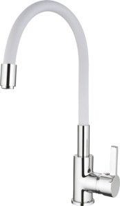 Смеситель для кухни L4898-3 белый латунь