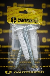 Крепеж водонагревателя (комплект: костыль 10х100+дюбель, 2шт)