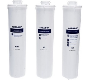 Комплект  картриджей Аквафор К5-К2-К7М