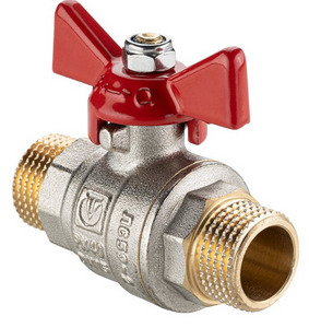 Кран шар. Ø1/2" нар./нар. бабочка VALTEC BASE-ГОСТ (16/64)