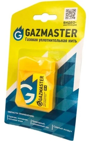 Уплотнительная нить "GAZMASTER" 25м бокс., блистер