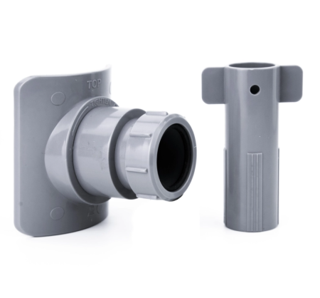 50 врезка в канализационную трубу 110 ABS РОСТУРПЛАСТ